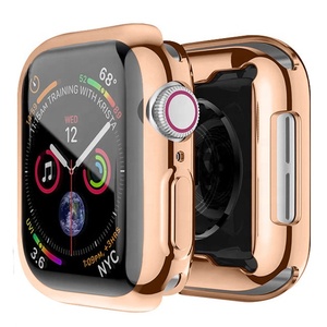 Coque de <span class=keywords><strong>protection</strong></span> en silicone <span class=keywords><strong>pour</strong></span> <span class=keywords><strong>Apple</strong></span> <span class=keywords><strong>Watch</strong></span> 6 <span class=keywords><strong>SE</strong></span> 44MM 40MM Coque de <span class=keywords><strong>protection</strong></span> en TPU <span class=keywords><strong>pour</strong></span> IWatch 5 4 - Product Image 1