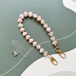 Chaîne de téléphone en <span class=keywords><strong>perles</strong></span> teintées, accessoires universels pour sac, porte-clés et pendentifs - Product Image 5