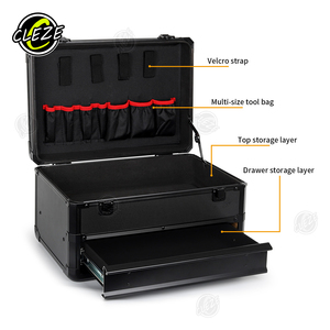 CLEZE Nueva Caja de Almacenamiento Multifuncional de Doble Capa con Gran Capacidad para Herramientas de Rotulación de Vehículos y Herramientas de Vinilo - Product Image 6