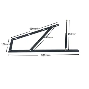 하이 퀄리티 강력한 지원 가구 하드웨어 공압 가스 리프트 베드 메커니즘