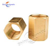 Raccord de tuyauterie en laiton NPT BSP, raccord hexagonal pour tuyau en cuivre, raccord rapide, raccord femelle, embout de raccordement, adaptateur droit