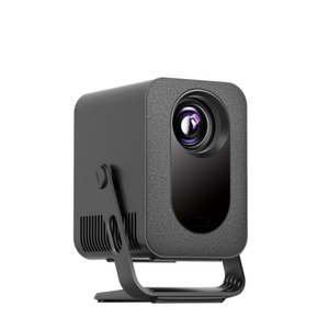 Projecteur pour usage domestique, petit modèle, <span class=keywords><strong>18</strong></span> 000 LM, 720p, <span class=keywords><strong>270</strong></span> °   Mini projecteur rotatif compatible 4K, lecteur vidéo pour appareils iOS/Android/PC/DVD/PS - Product Image 1
