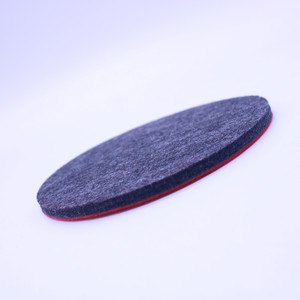 Disque de polissage en feutre Weiyuan 5 pouces 125 mm auto-adhésif pour polissage automobile, meuleuse d'angle, disque en polyester non abrasif - Product Image 2