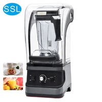 Stille High Power Beste Nieuwe Juicer Heavy Duty Geluiddichte Fruit Commerciële Blender Met Cover