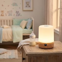 Nouvelle Lampe de Table Intelligente RGB 2026 avec Contrôle Tactile et Capteur de Mouvement, Veilleuse de Chevet à Couleurs Dimmables pour Chambre à Coucher