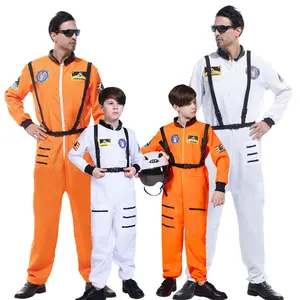 Conjunto de ropa de Cosplay para hombres y mujeres, disfraz divertido de astronauta, MWHC-002 para adultos