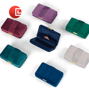 Nueva Caja de Almacenamiento de Joyas de Terciopelo de Lujo, Estuche de Viaje Portátil <span class=keywords><strong>para</strong></span> Aretes, Anillos, Collares <span class=keywords><strong>y</strong></span> Colgantes - Product Image 1