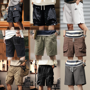 Vente en gros d'articles essentiels de haute qualité pour hommes : Shorts amples de créateur pour la mode urbaine, 100 % coton pur, très demandés - Product Image 3