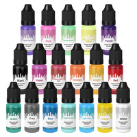 Pack de pigments macaron 18 couleurs 10 ml, directement de l'usine, personnalisable et résistant à la décoloration, version améliorée du pack original 10 ml