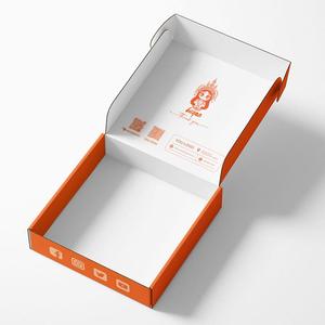 Tùy chỉnh thân thiện Matt đầy màu sắc sóng bưu phẩm hộp giấy lớp phủ nhựa cho bánh tráng miệng bánh rán bao bì bánh mì thân thiện - Product Image 3