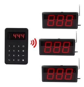 ระบบโทรเรียกพนักงานเสิร์ฟแบบไร้สายสำหรับร้านอาหารโรงพยาบาลธนาคารคลินิกธนาคารในห้องครัวร้านกาแฟระบบการกระจายเสียงจำนวนคิว - Product Image 4