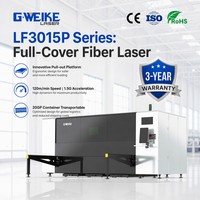Machine de découpe laser fibre CNC à table unique 2026 LF3015P avec système de découpe Cypcut AI, rails de guidage Hiwin et refroidissement par eau pour tôles métalliques