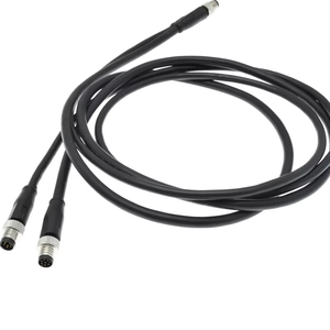 Conector Circular Blindado M8 de 5 y 8 Pines, Código A, Impermeable IP68 IP67, Conector Macho de Plástico PA66, Conector de Cable Moldeable - Product Image 4