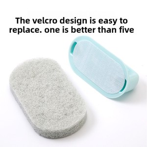 Cleaning <b>Brush</b> Stain-Removing Bathtub Scrubber Easy-To-Clean Tile Kitchen Pot <b>Brush</b> Sponge Pad - Product Image 2