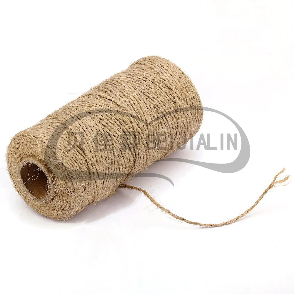 100% natural jute fiber hemp rope 8 mm for sale