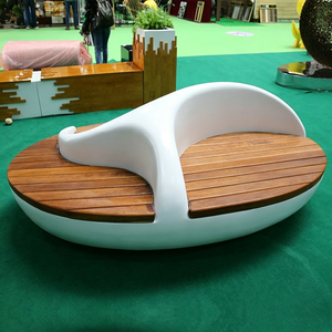 Y410 Novelty Bottom Shape Chair <b>Plastic</b> Outdoor Garden <b>Stool</b> Contemporary Artistic Decorative Single Seat Park Furniture - Product Image 5