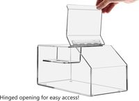 Poubelle en acrylique personnalisée en plexiglas, organisateur de distributeur de bonbons transparent, contenant pour friandises au chocolat, bonbons et collations