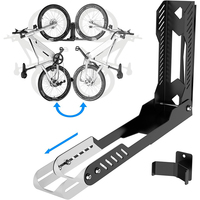 Support mural vertical pliable et réglable pour vélo, fabrication chinoise, gain de place, support mural robuste pour vélo