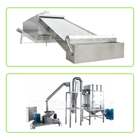 Línea de Producción de Chile en Polvo, Línea Industrial de Procesamiento de Chile, Automática, de Alta Capacidad, 500-1000 kg