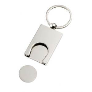 Porte-clés drapeau français avec accessoire jeton ballon de football - Product Image 2