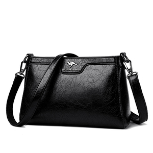 กระเป๋าสะพายข้างดีไซน์ใหม่ทันสมัย คุณภาพสูง หนัง PU กระเป๋าสะพายไหล่ กระเป๋าถือลำลองสุดหรูสำหรับผู้หญิง - Product Image 1