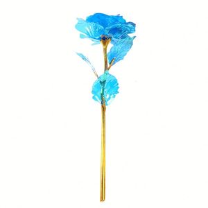 Fashionable Rectangle Crystal Gold Foil <b>Rose</b> - Non-Lighted <b>Artificial</b> Flower for Various Festivals & Events - Product Image 5