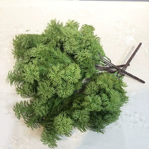 Branches de pin artificielles en gros Yopin-5136 pour arbres plantes toile de fond vert maison mariage mur <span class=keywords><strong>jardin</strong></span> décoration - Product Image 3