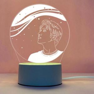 Lampada 3D Personalizzata a Forma di Cuore, Luce Notturna LED in Acrilico, Lampada da Tavolo Decorativa, Regalo di San Valentino per la <span class=keywords><strong>Moglie</strong></span> - Product Image 5