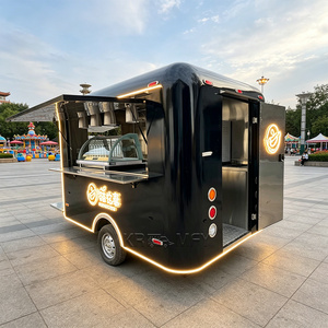 Heavy Duty Mobile Cart Stainless Steel Fully Equipped Ice Cream Street Food Truck - Product Image 5