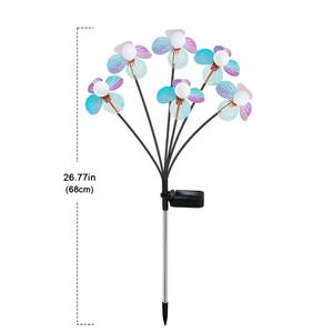 Petite Boule Blanche Fleur Étanche LED Décoration de Jardin Lumière Nouvelle Balançoire Solaire Lumière pour Pelouse Cour <span class=keywords><strong>Paysage</strong></span> - Product Image 3