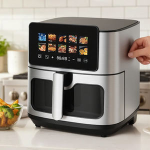 Friggitrice ad Aria Elettrica Multifunzione Grande da 8L, 10L, 12L in Acciaio Inossidabile, Forno Digitale per Frittura ad Aria da 8-12 Litri - Product Image 6