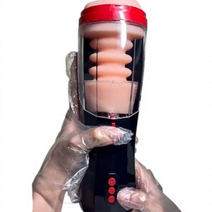 Masturbador Vibrador con 5 Modos Flexibles y 10 Vibraciones para Hombres, Recargable por USB, Sensación Realista, TPE, Vagina Artificial, Juguete Sexual Eléctrico Automático - Product Image 1