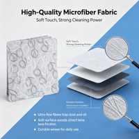 Paño de Limpieza de Microfibra de Alta Calidad para Pantallas de Ordenador, Control de Calidad Estricto, Marca Privada B2B