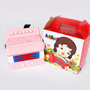 <span class=keywords><strong>Accordéon</strong></span> <span class=keywords><strong>diatonique</strong></span> miniature SFQ07 pour enfants, <span class=keywords><strong>2</strong></span> basses, 7 touches, portable pour débutants, 9 couleurs, alliage et ABS, logo personnalisable - Product Image 5