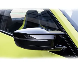 StarNav Bull Horn <b>Mirror</b> Cover for G20 New 3 Series Sedan M340i 330i 2019-2022 Exterior Rear View Caps Replacement Clip On - Product Image 3