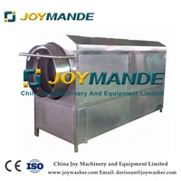 Machine à laver les noix de coco rotative industrielle à vitesse réglable, laveuse de chair de noix de coco avec CE