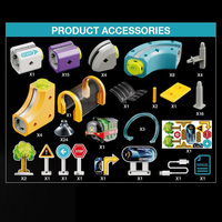 Jeu de construction magnétique personnalisable OEM 95 pièces : Locomotive classique et circuit de cubes – Jouet créatif STEM pour la maternelle