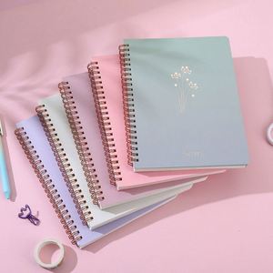 Cuaderno Personalizado A4 A5 para la Escuela, Impresión de Agendas, Tapa Dura, Doble Anillo Metálico, Diario de Fitness, Cuadernos Espirales - Product Image 1