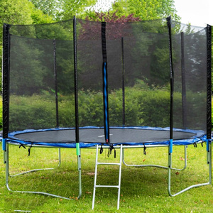 <span class=keywords><strong>Mini</strong></span> <span class=keywords><strong>trampoline</strong></span> commercial de 12 pieds bon marché pour enfants avec enceinte de sécurité et garçon à vendre - Product Image 1