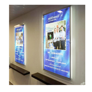 Hộp Đèn Quảng Cáo <span class=keywords><strong>Led</strong></span> Chất Lượng Cao Hộp Đèn Pha Lê Biển Hiệu Treo Tường Hình Tròn/Vuông Đèn Nền Công Nghiệp - Product Image 5