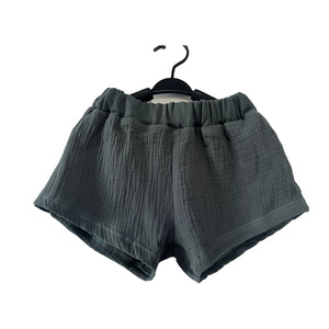 Autunno grazioso stile occidentale 100% cotone <span class=keywords><strong>mussola</strong></span> <span class=keywords><strong>camicia</strong></span> da bambino senza maniche con abiti da festa brevi e dolci - Product Image 6