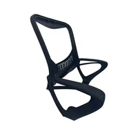 Chaise de bureau moderne et durable en plastique, dossier moyen en maille PP, pièce de rechange en promotion pour personnalisation