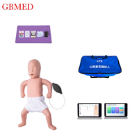 Mannequin de formation en RCP pour nourrissons avec tablette numérique de 8 pouces, simulateur de RCP pour bébés pour la pratique et l'enseignement médical