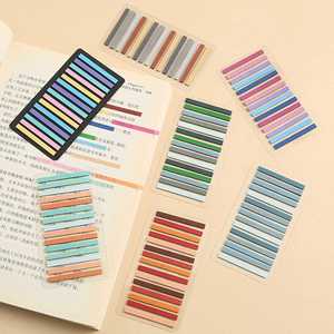 Autocollants fluorescents transparents autocollants en PET pour marqueurs, blocs-notes, aides à la lecture, index et drapeaux - Product Image 6