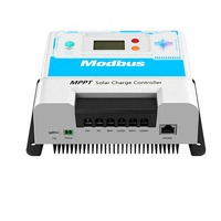Controlador Solar MPPT con Protocolo de Comunicación RS485 de 10A, 12V/24V, 150V Máx. PV, 1600W, Interfaz TTL Universal Automática