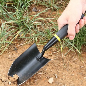 Green Smooth Garden Spade Metal Blade Black Handle For Digging Planting Gardening Tools - Product Image 2