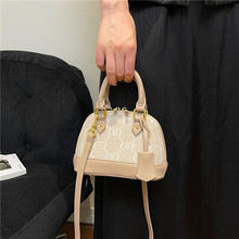 <span class=keywords><strong>Sac</strong></span> à main coquillage rétro vintage pour <span class=keywords><strong>femme</strong></span>, nouvelle tendance estivale, décontracté, couleurs contrastées, en polyester, populaire, <span class=keywords><strong>sac</strong></span> bandoulière messager - Product Image 4
