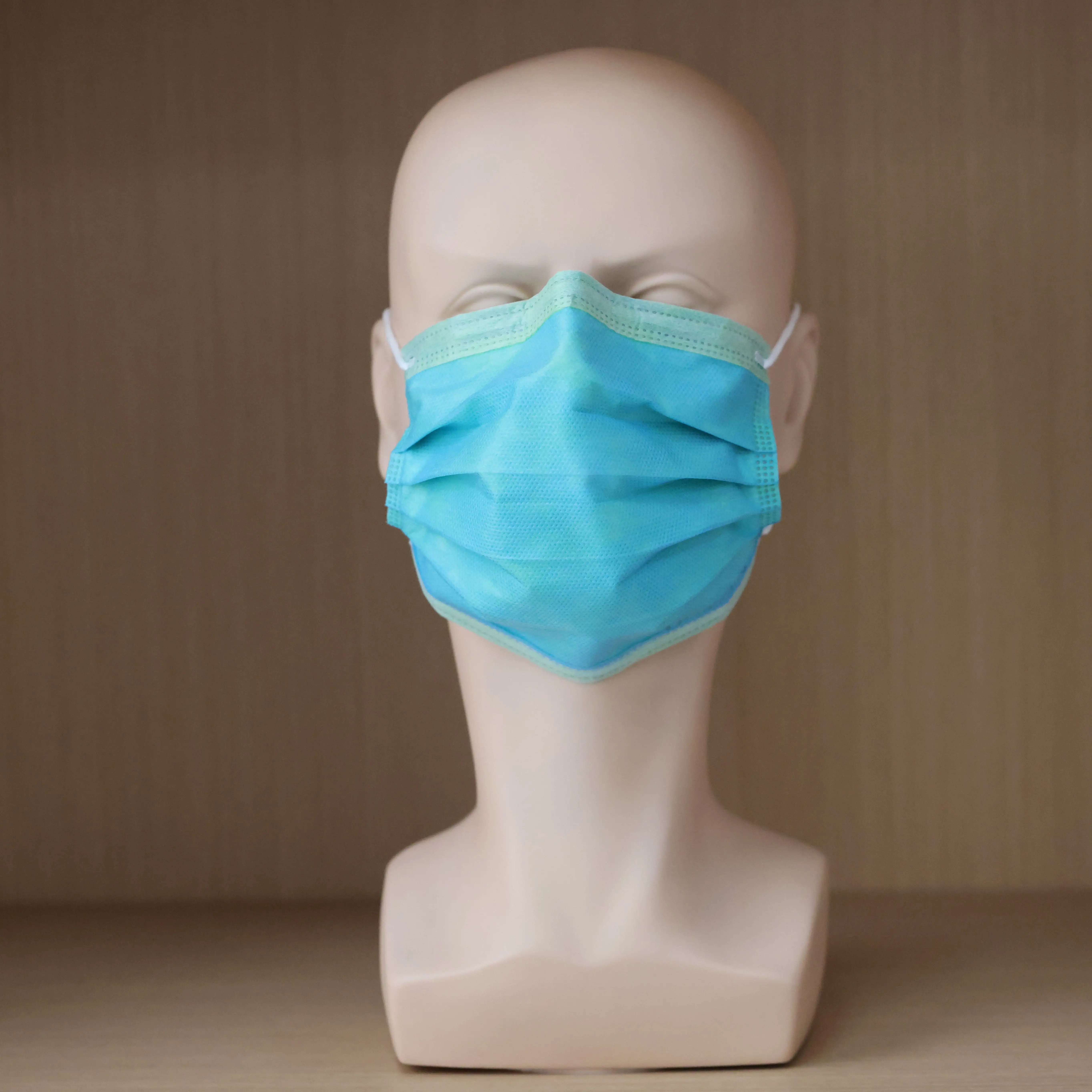 Disposable Medical Face Masks Protection Surgical Masks with Earloop Dust Safety Mask Breathable Effective Filtration 3 Ply ISO