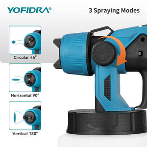 Pulvérisateur de <span class=keywords><strong>peinture</strong></span> électrique sans air à débit réglable 1000 ml 220v DIY <span class=keywords><strong>Peinture</strong></span> de voitures <span class=keywords><strong>Compresseur</strong></span> Machine <span class=keywords><strong>Pistolet</strong></span> de <span class=keywords><strong>peinture</strong></span> électrique - Product Image 3