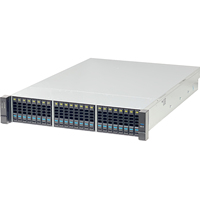 SANJU 2U 24-слотовый корпус для SSD-накопителей U.2 NVMe с возможностью горячей замены, интерфейсом 24 Гбит/с PCIe 4.0 SFF8654-X8